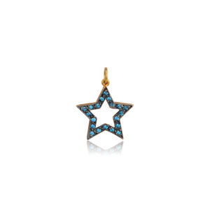 Τurquoise Summer Star Charm Chophie's Built Up Collection. Διαχρονικό αστέρι για να δημιουργήσεις το δικό σου μοναδικό κολίε